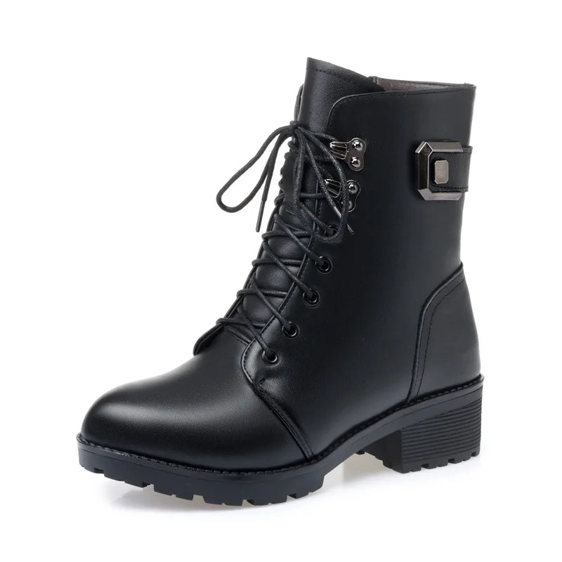 Aureline Leather Ankle Boots