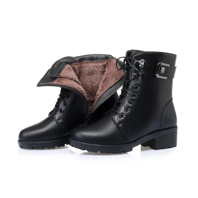 Aureline Leather Ankle Boots