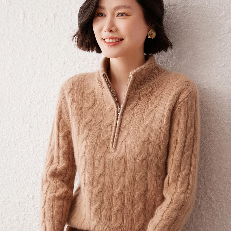 Aurianne Cashmere Pullover