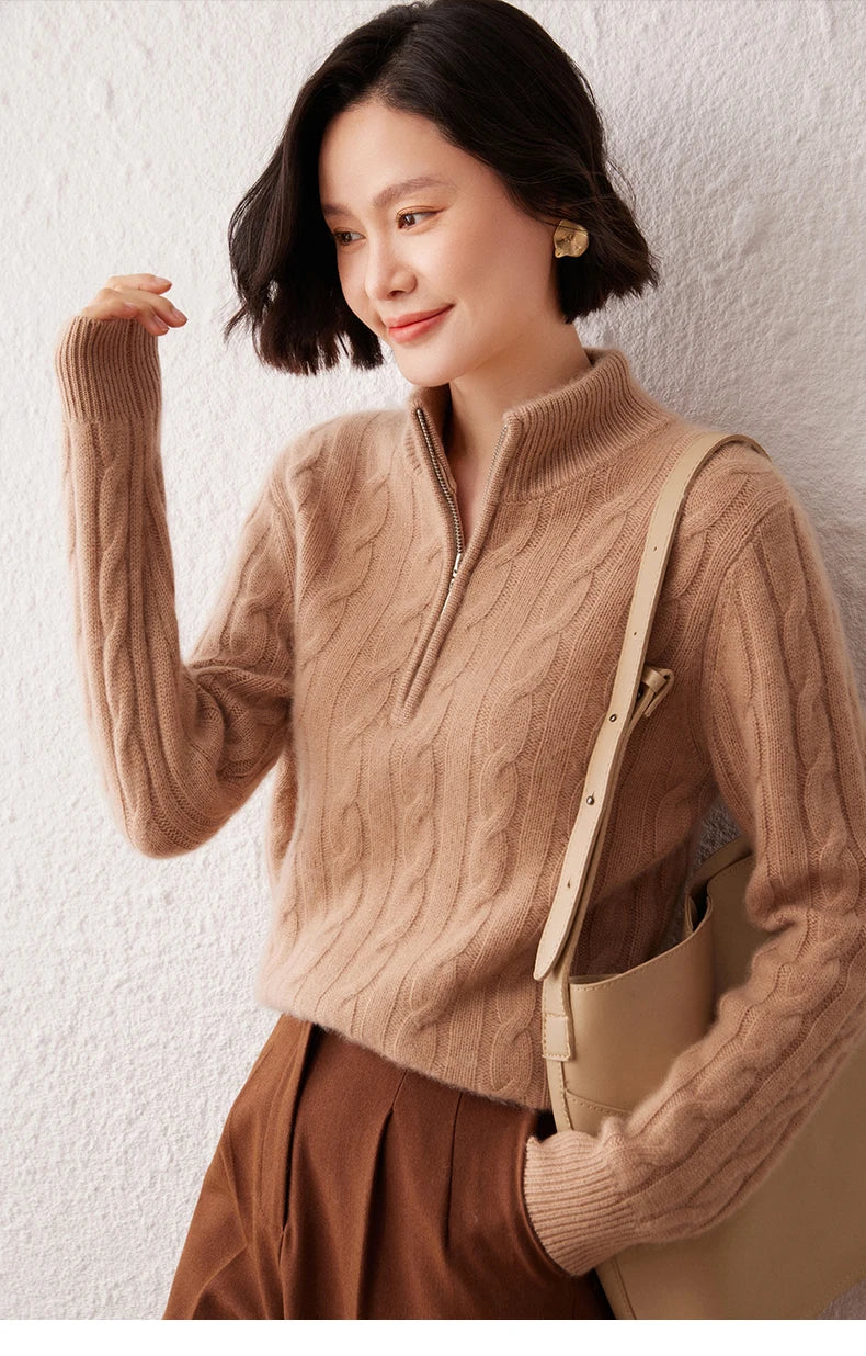 Aurianne Cashmere Pullover