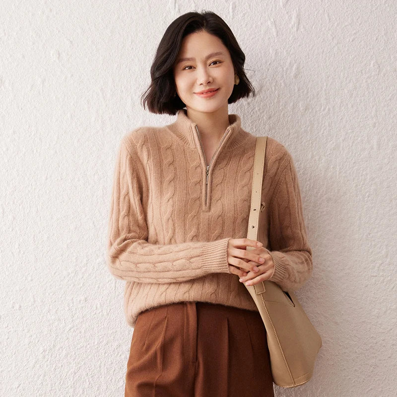 Aurianne Cashmere Pullover