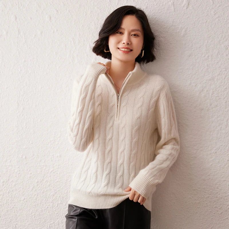 Aurianne Cashmere Pullover