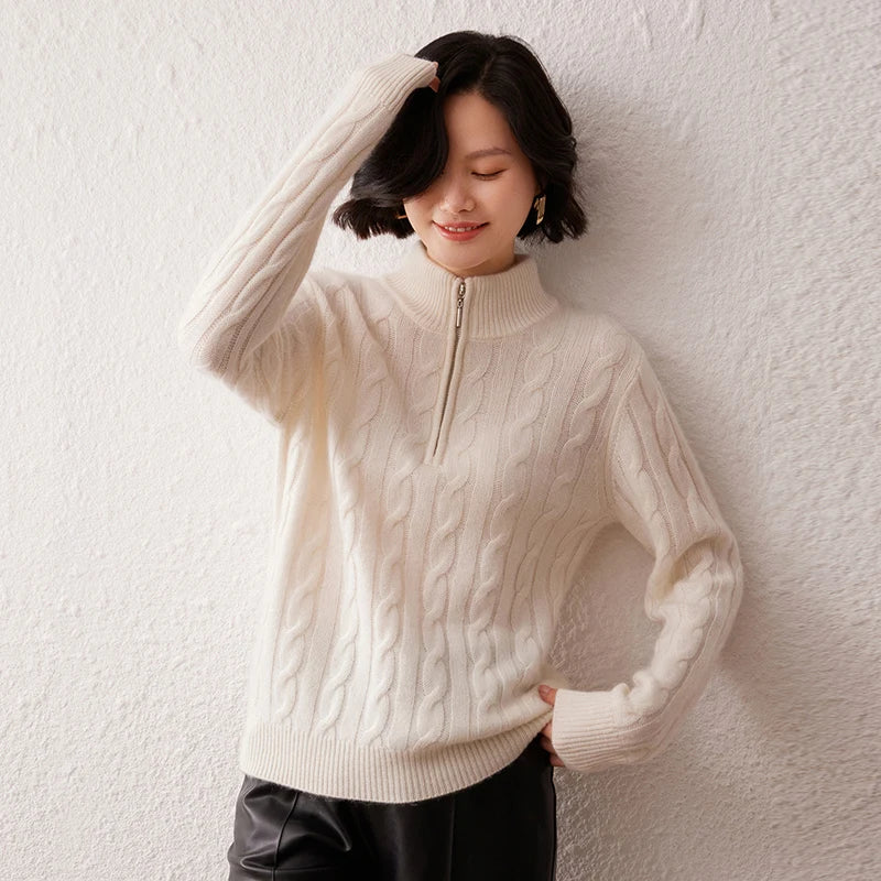 Aurianne Cashmere Pullover