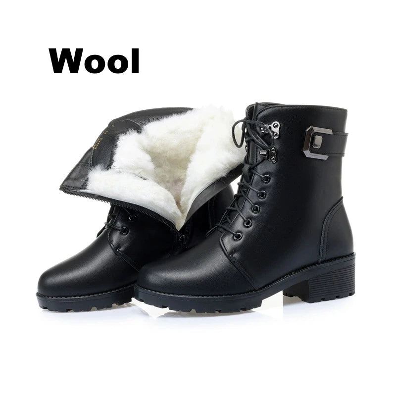 Aureline Leather Ankle Boots