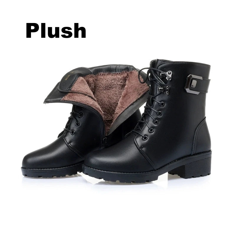 Aureline Leather Ankle Boots