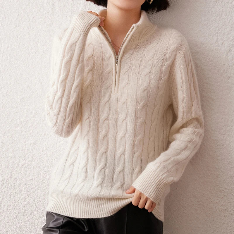 Aurianne Cashmere Pullover