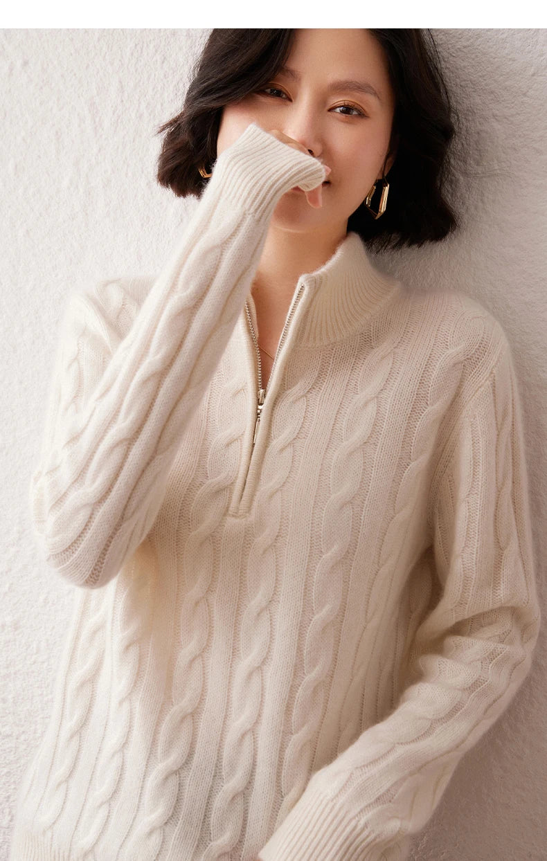Aurianne Cashmere Pullover
